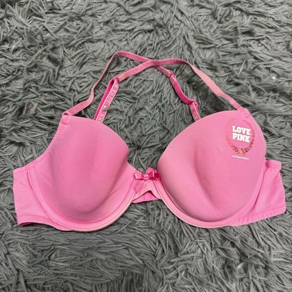 Victoria's Secret Pink T-Shirt Bra Size 34B - Picture 1 of 5